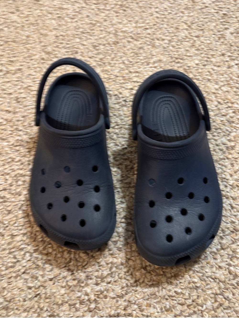 CROCS Kids Navy Clog Sandals 4/6